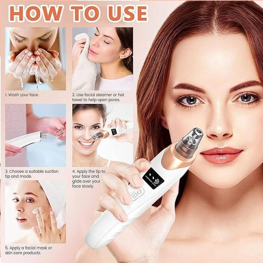 Blackhead Remover Vacuum Electric Pore Cleaner Acne Remover Facial Tool