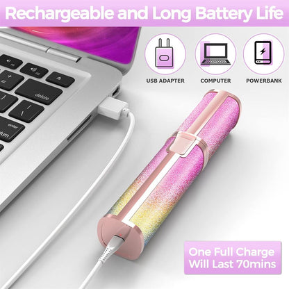 2-in-1 Electric Eyebrow Trimmer and Facial Hair Shaver for Women