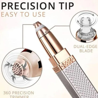2-in-1 Flawless Hair Remover & Eyebrow Trimmer for Women
