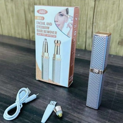 2-in-1 Flawless Hair Remover & Eyebrow Trimmer for Women